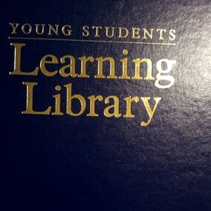 Young students Learning library